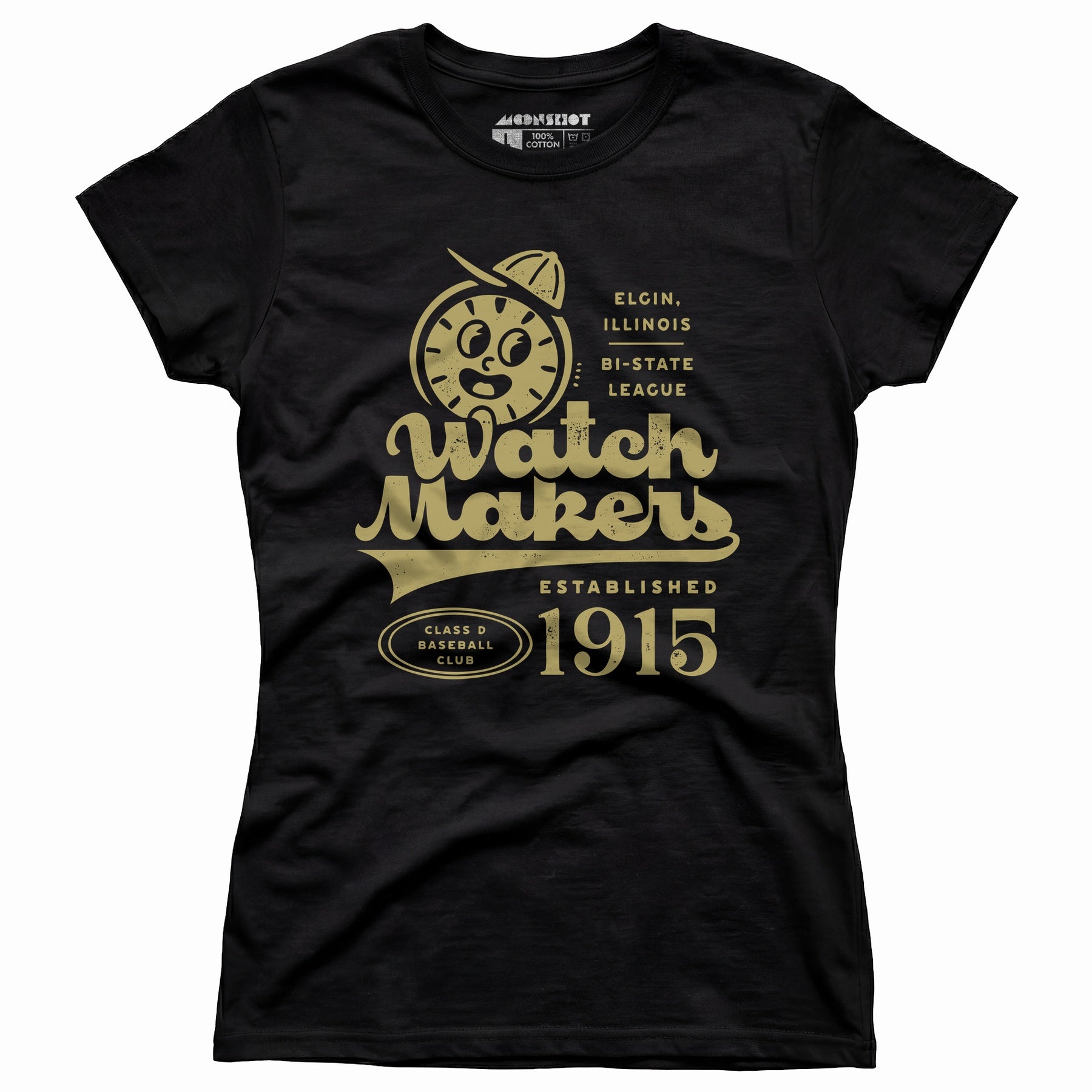 Elgin Watch Makers - Illinois - Vintage Defunct Baseball Teams - Women's T-Shirt