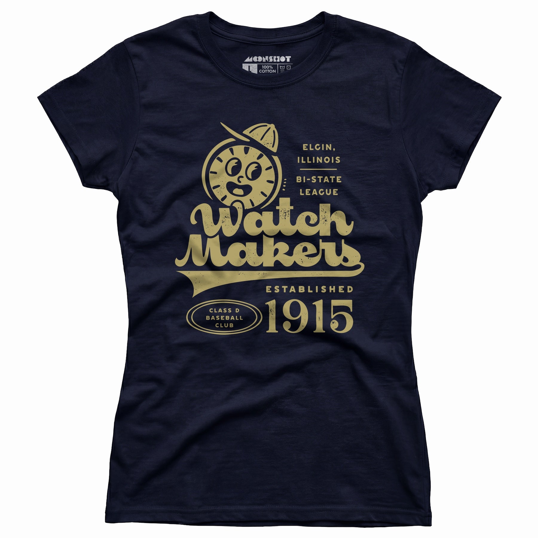 Elgin Watch Makers - Illinois - Vintage Defunct Baseball Teams - Women's T-Shirt