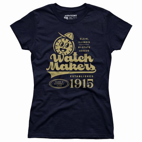 Elgin Watch Makers - Illinois - Vintage Defunct Baseball Teams - Women's T-Shirt
