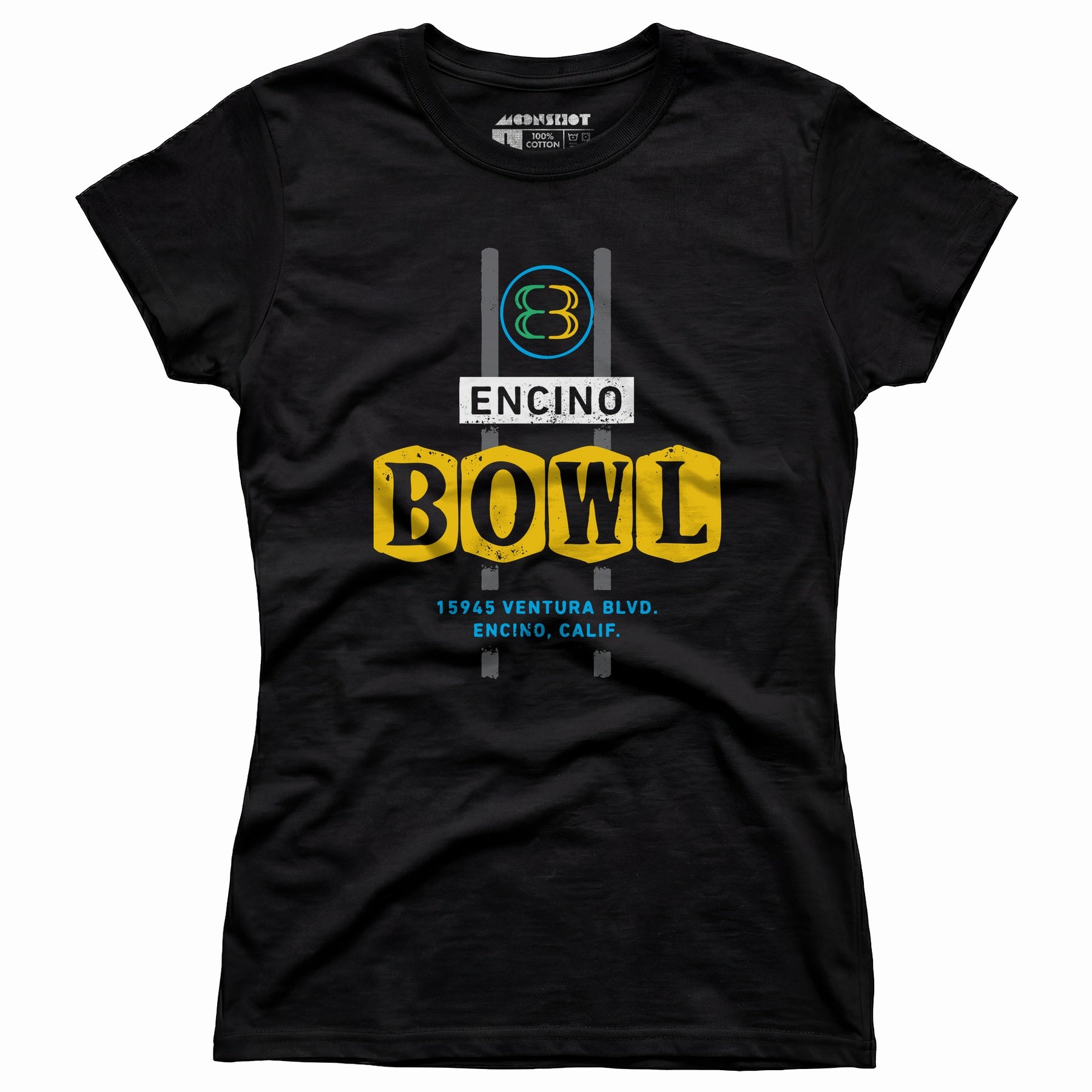 Encino Bowl - Encino, CA - Vintage Bowling Alley - Women's T-Shirt