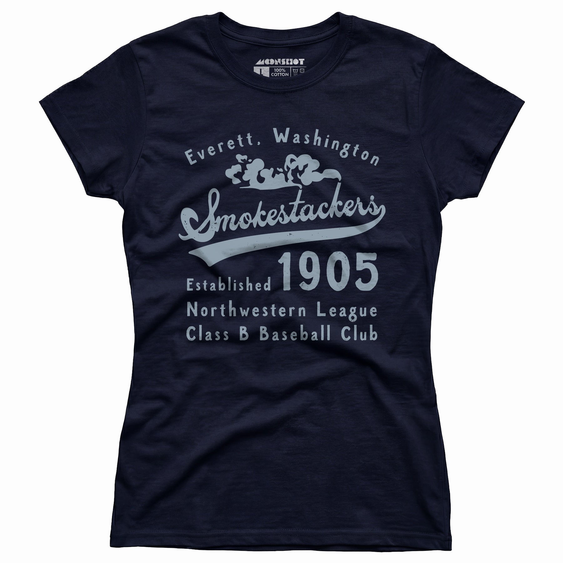 Everett Smokestackers - Washington - Vintage Defunct Baseball Teams - Women's T-Shirt
