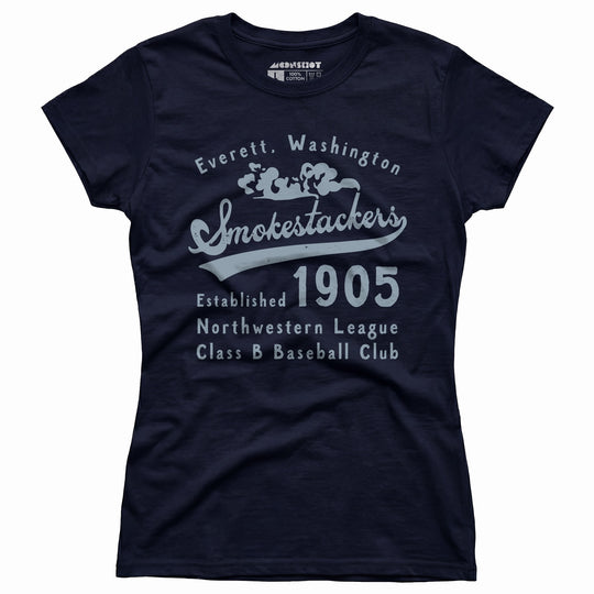 Everett Smokestackers - Washington - Vintage Defunct Baseball Teams - Women's T-Shirt
