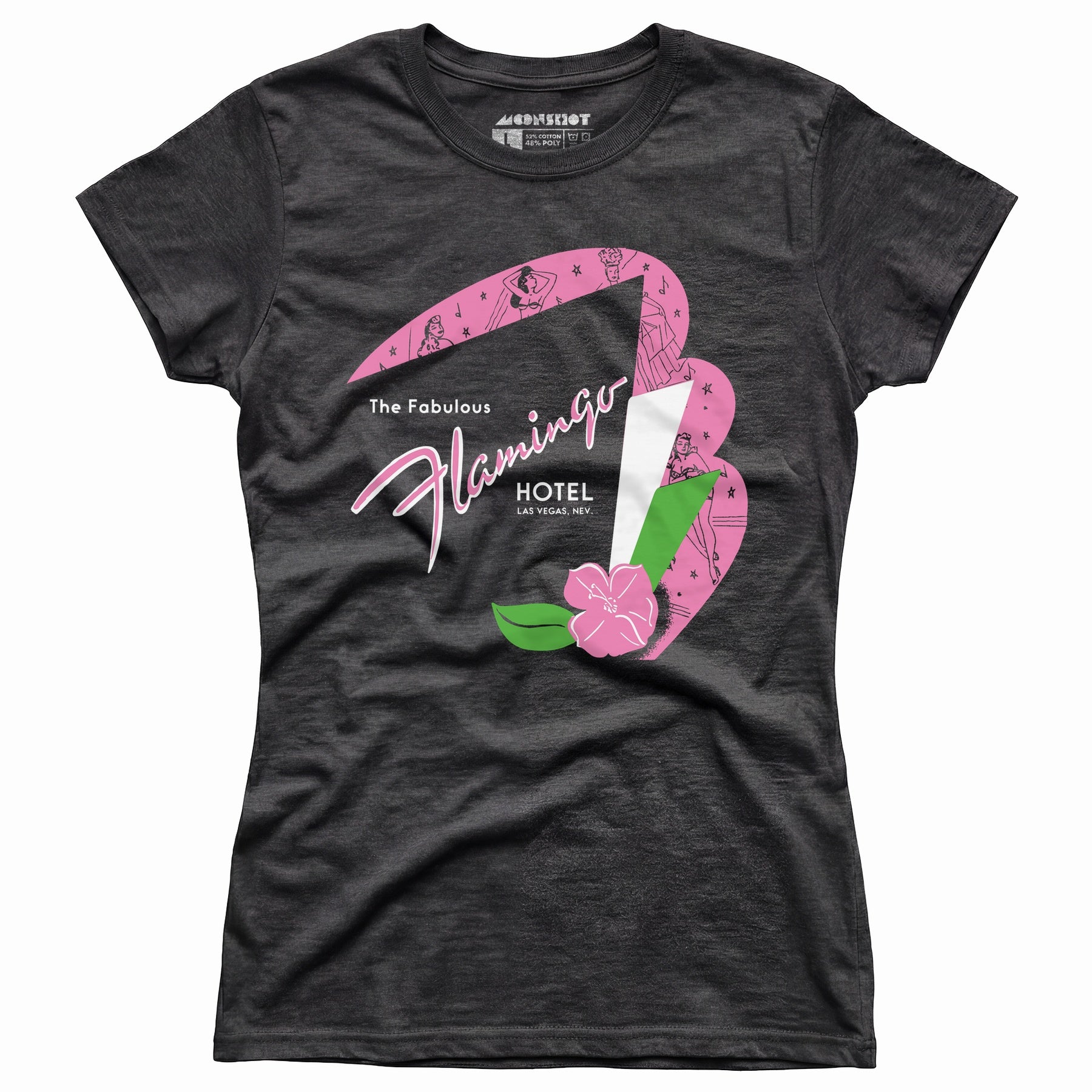 Fabulous Flamingo Hotel v2 - Vintage Las Vegas - Women's T-Shirt
