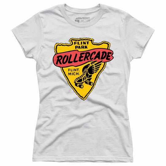 Flint Park Rollercade - Flint, MI - Vintage Roller Rink - Women's T-Shirt