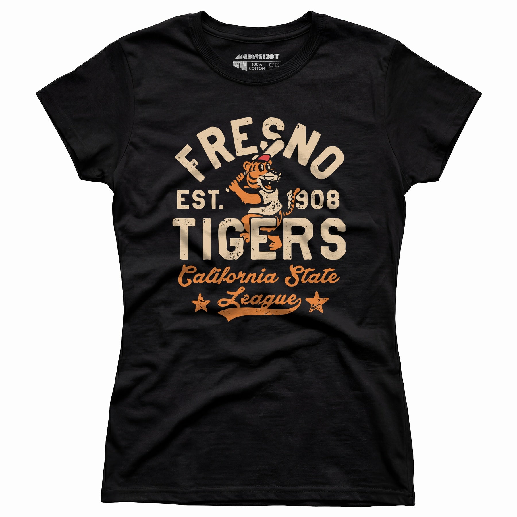 Fresno Tigers - California - Vintage Defunct Baseball Teams - Women's T-Shirt