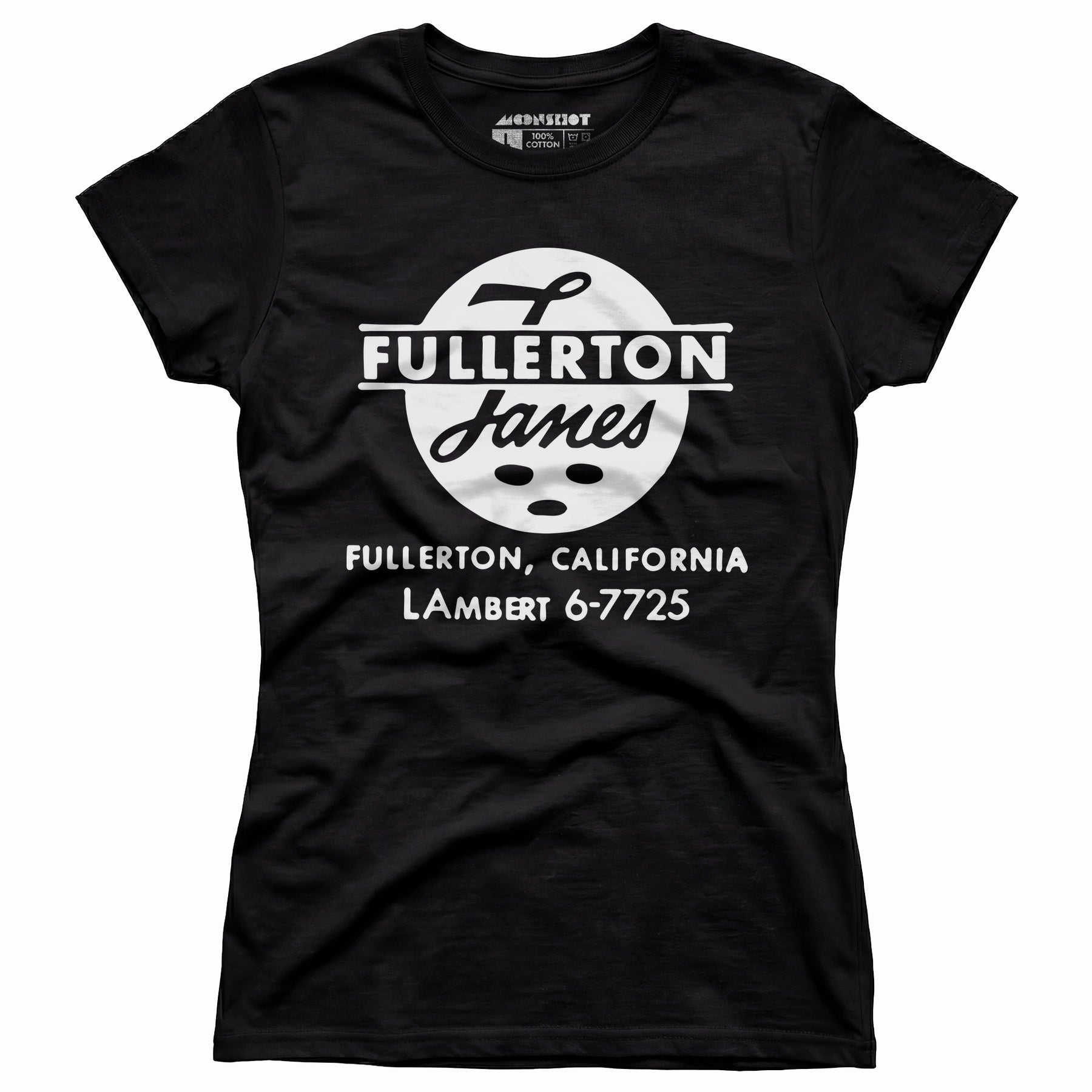 Fullerton Lanes - Fullerton, CA - Vintage Bowling Alley - Women's T-Shirt