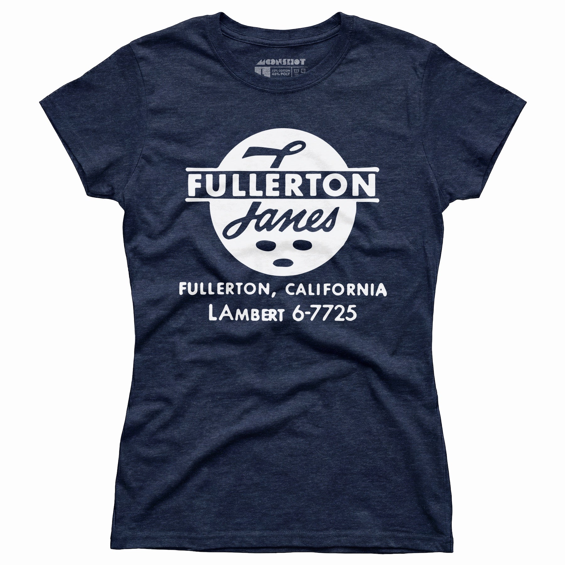 Fullerton Lanes - Fullerton, CA - Vintage Bowling Alley - Women's T-Shirt
