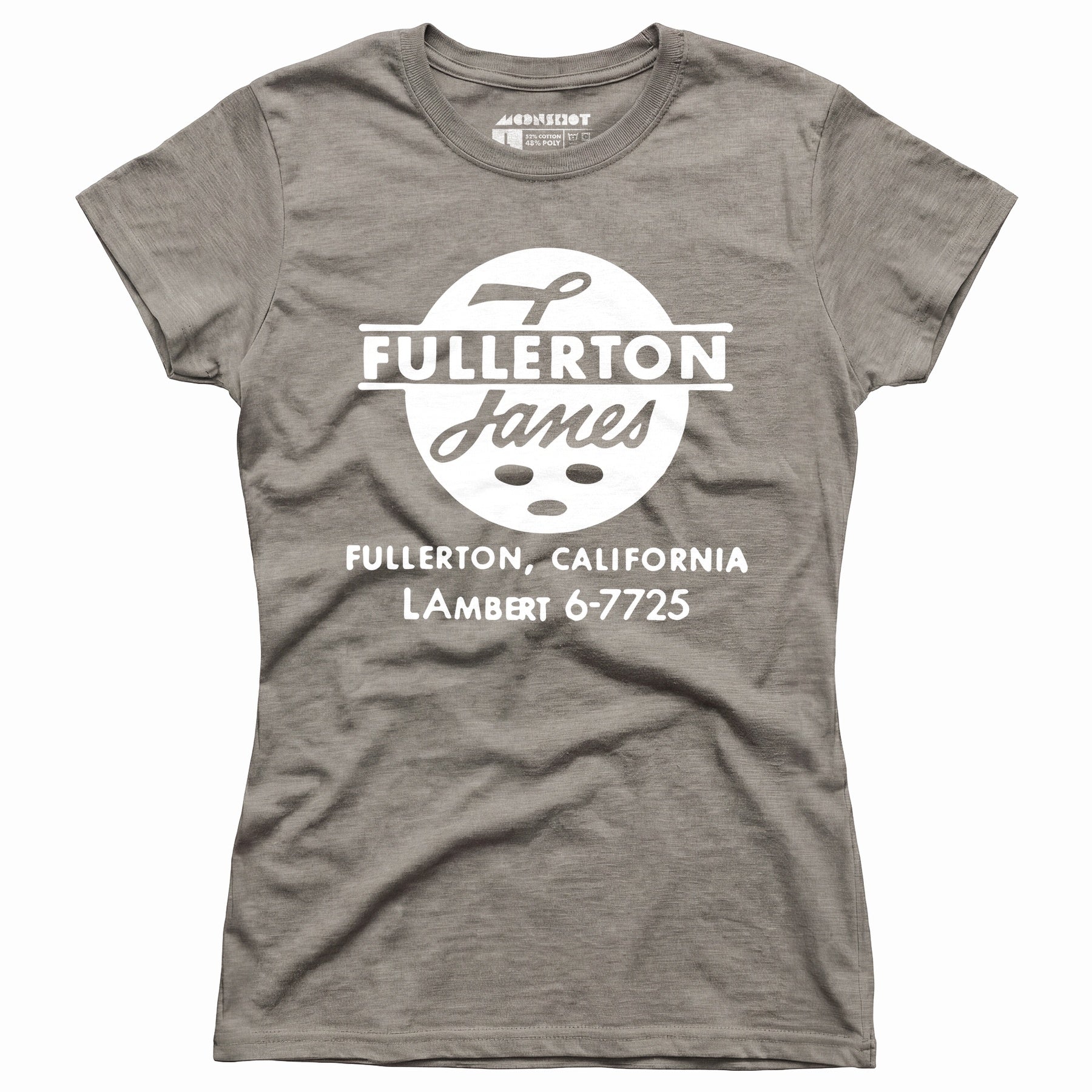 Fullerton Lanes - Fullerton, CA - Vintage Bowling Alley - Women's T-Shirt
