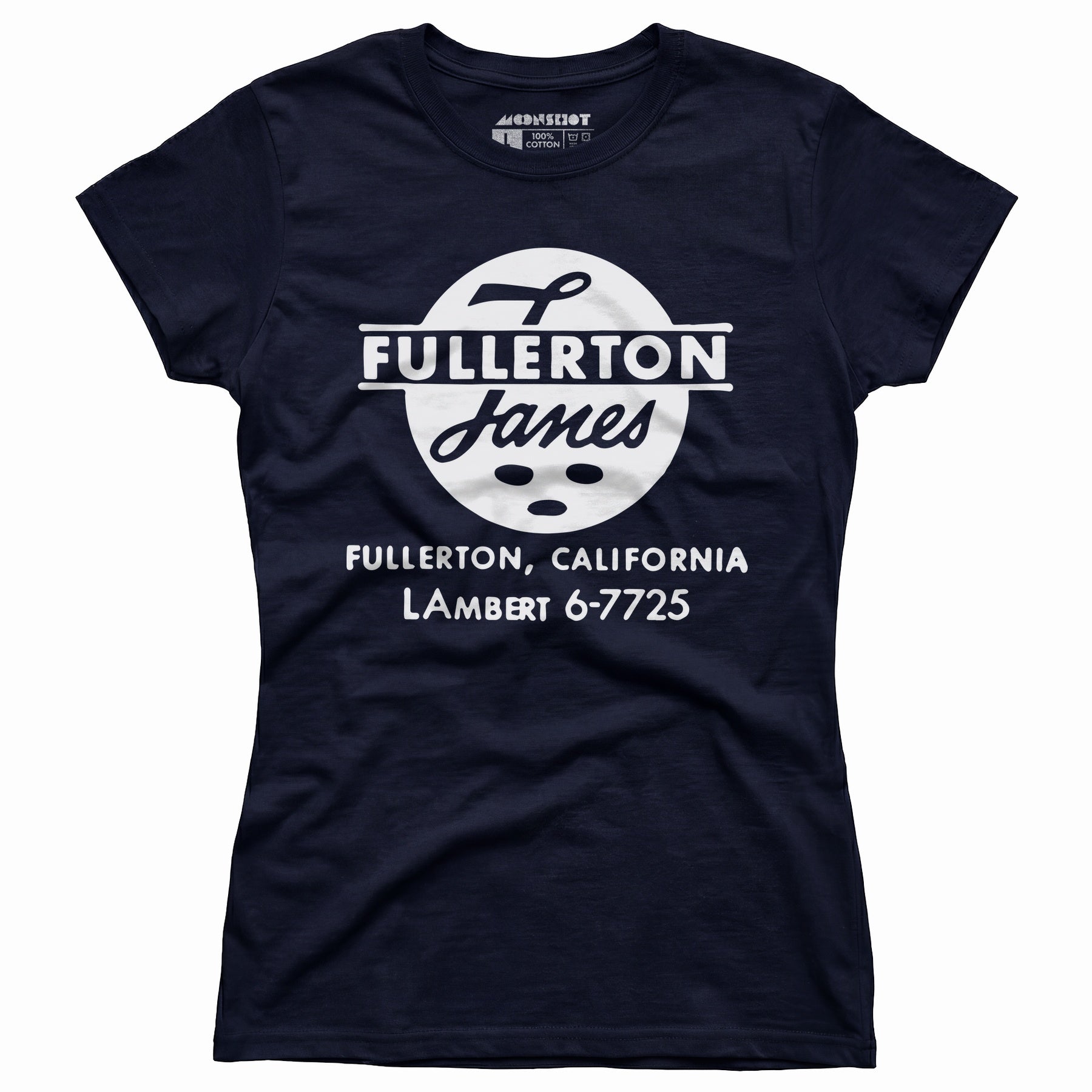 Fullerton Lanes - Fullerton, CA - Vintage Bowling Alley - Women's T-Shirt