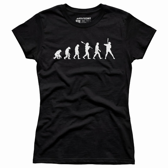 Funny Baseball Evolution - Women's T-Shirt