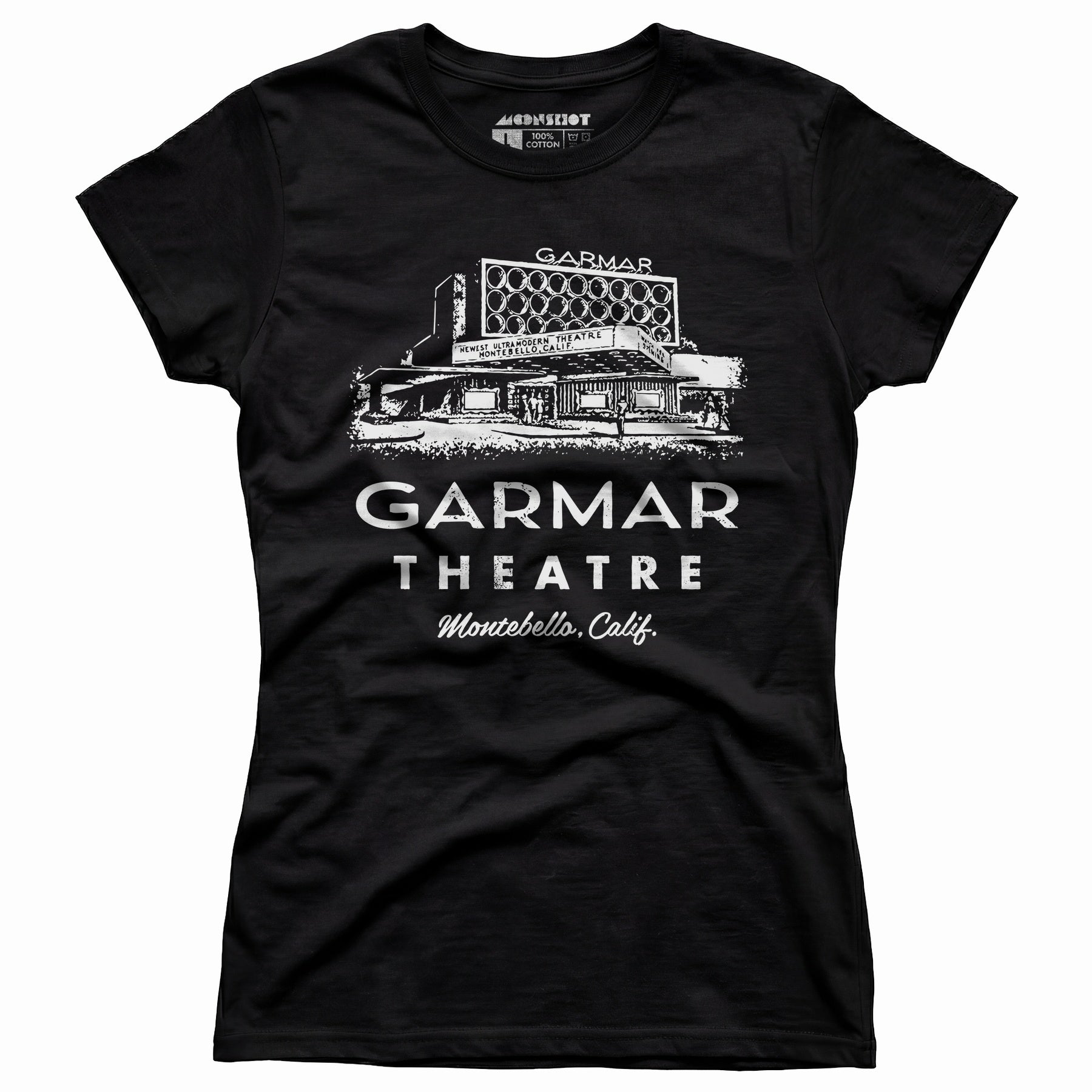 Garmar Theatre - Montebello, CA - Vintage Theatre - Women's T-Shirt