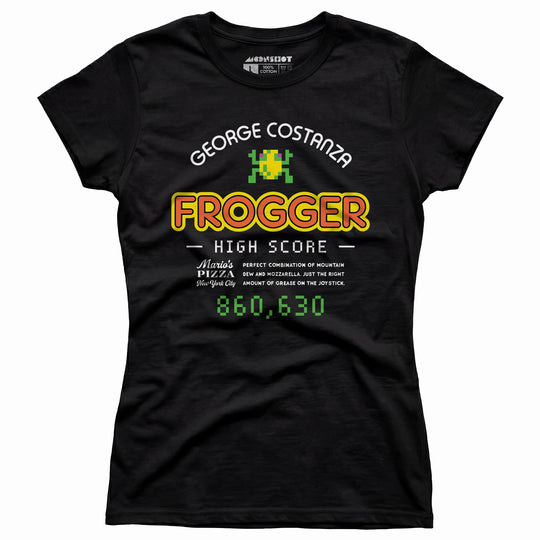 George Costanza Frogger High Score - Mario's Pizza - Women's T-Shirt