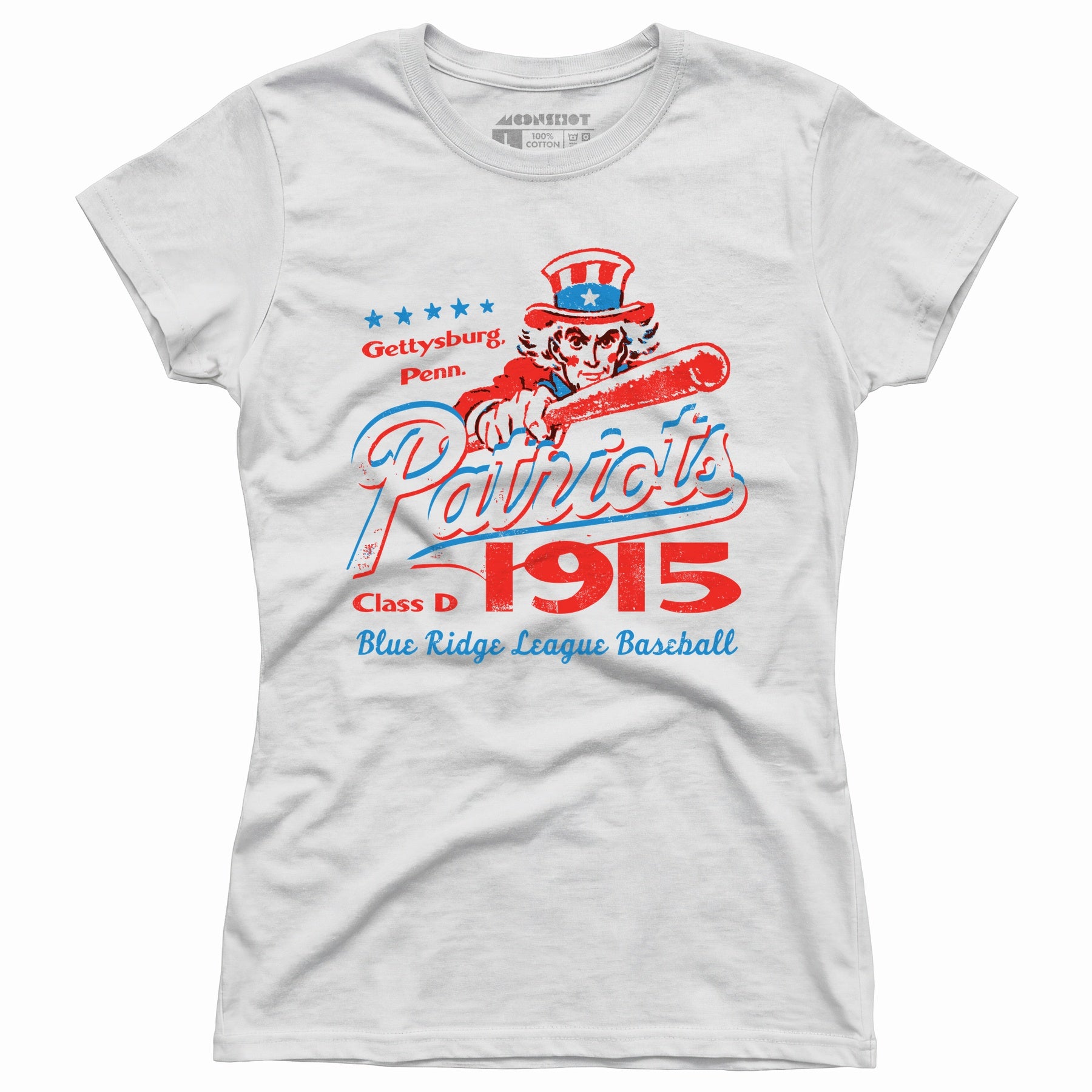 Gettysburg Patriots - Pennsylvania - Vintage Defunct Baseball Teams - Women's T-Shirt
