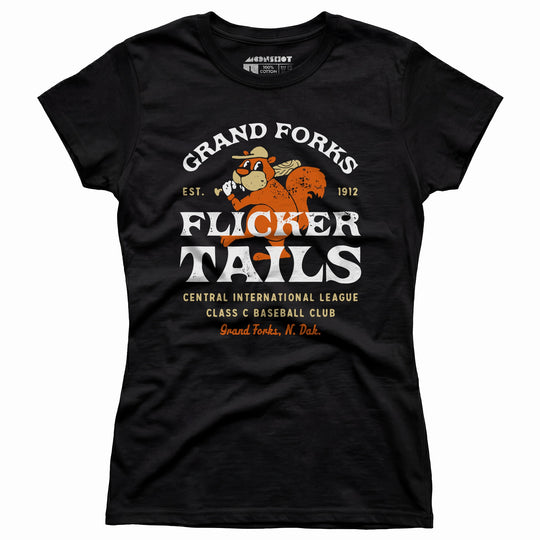 Grand Forks Flickertails - North Dakota - Vintage Defunct Baseball Teams - Women's T-Shirt