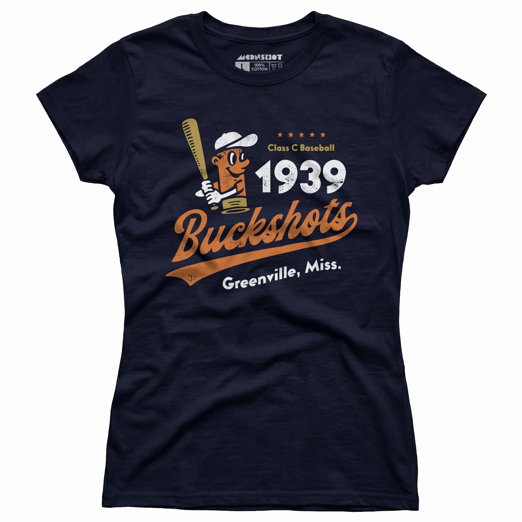 Greenville Buckshots - Mississippi - Vintage Defunct Baseball Teams - Women's T-Shirt