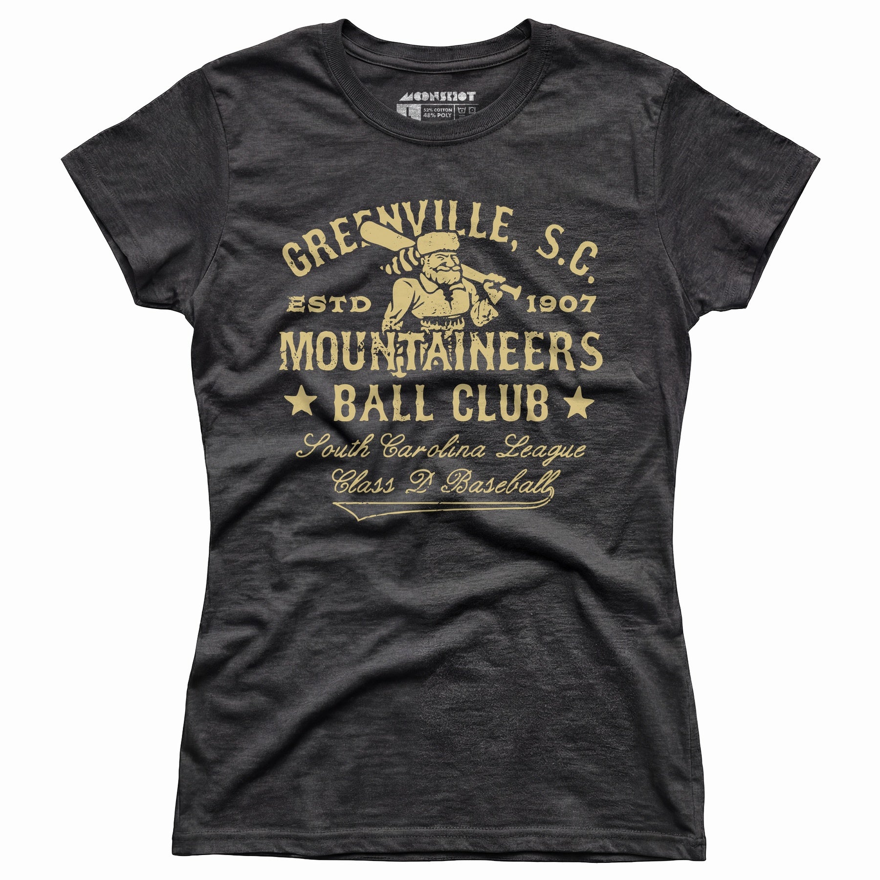 Greenville Mountaineers - South Carolina - Vintage Defunct Baseball Teams - Women's T-Shirt
