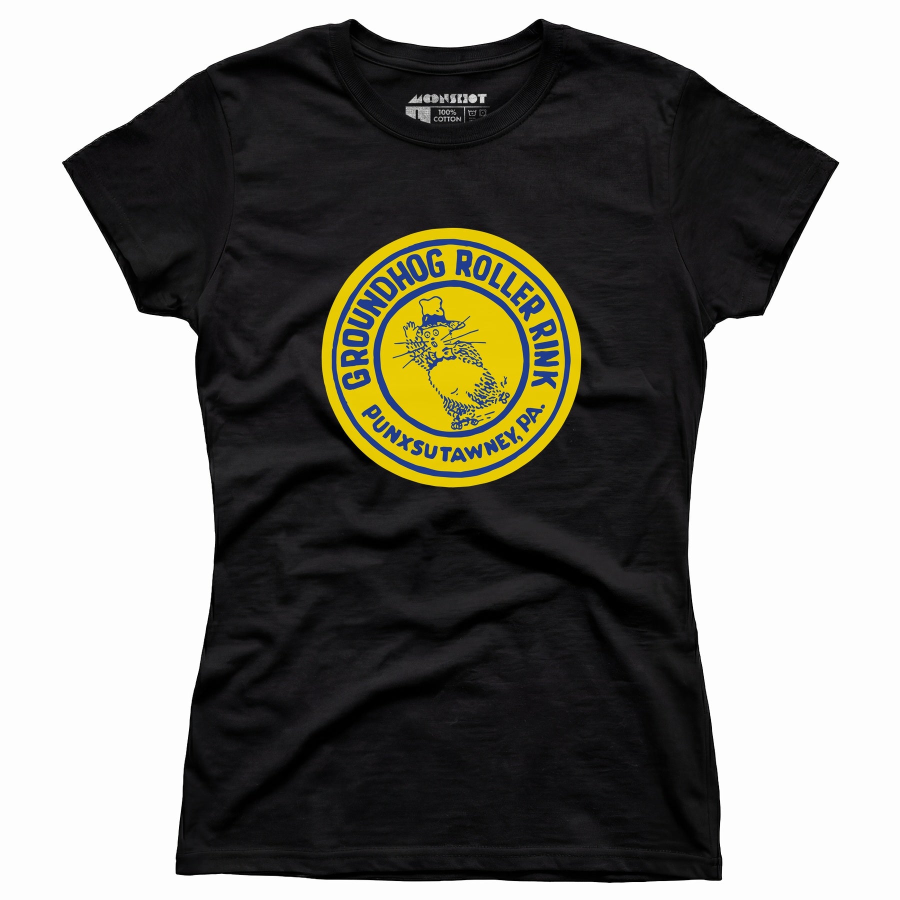 Groundhog Roller Rink - Punxsutawney, PA - Vintage Roller Rink - Women's T-Shirt
