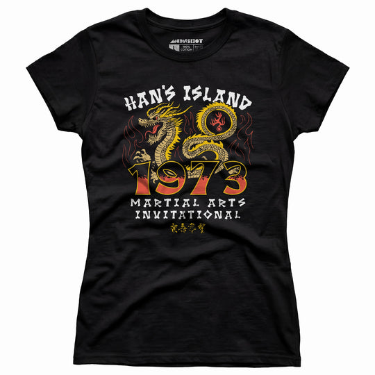 Han's Island Martial Arts Invitational 1973 - Women's T-Shirt