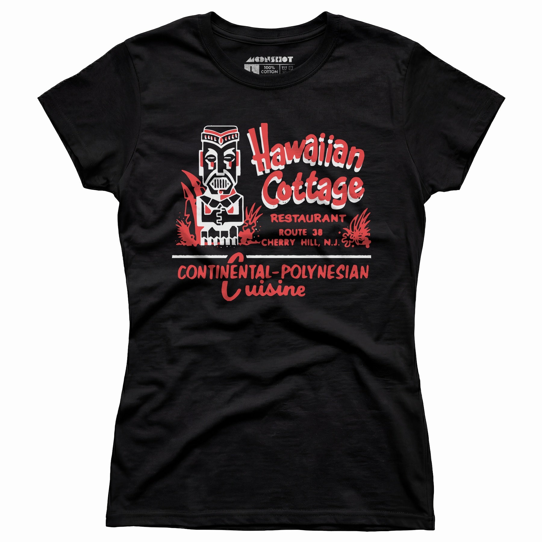 Hawaiian Cottage - Cherry Hill, NJ - Vintage Tiki Bar - Women's T-Shirt