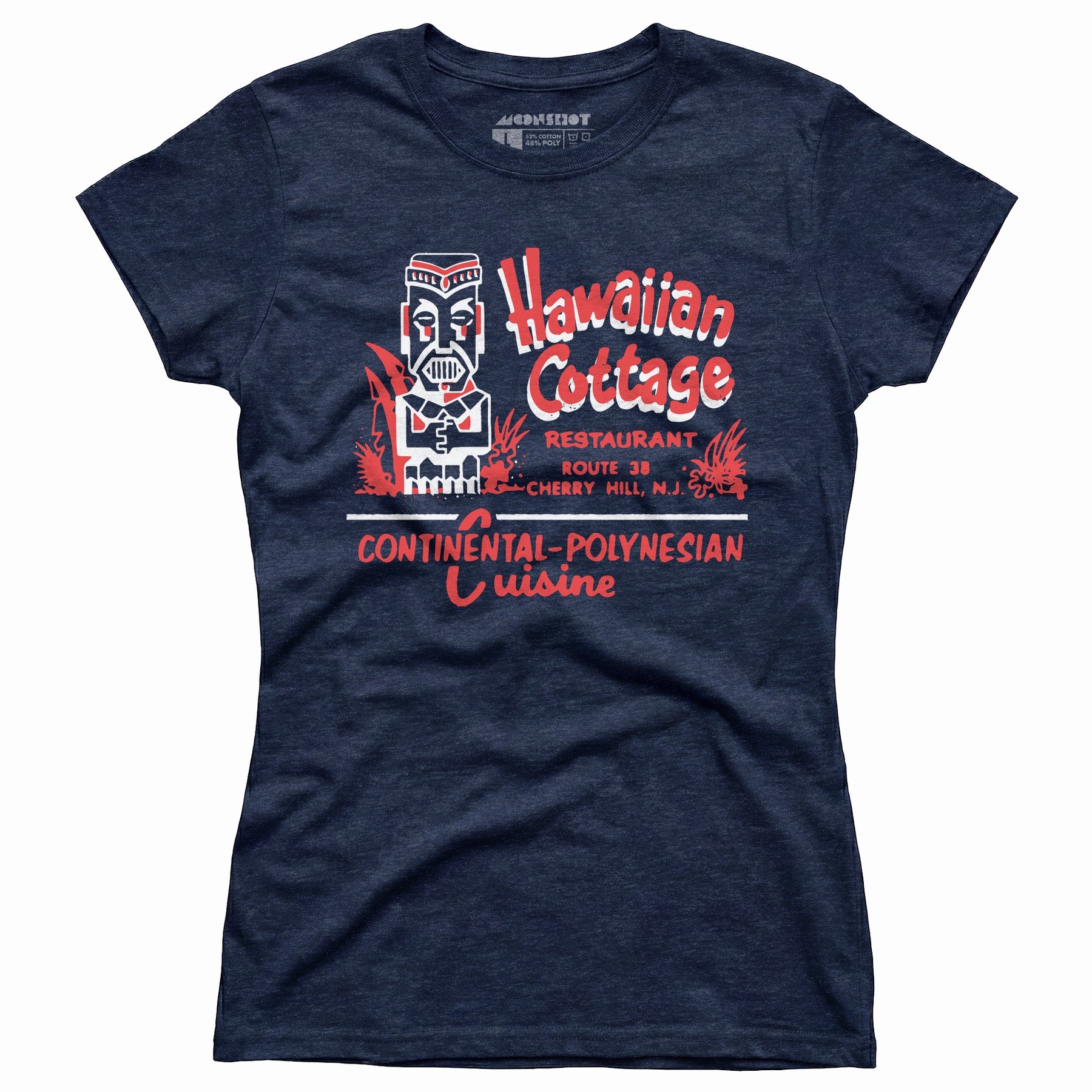 Hawaiian Cottage - Cherry Hill, NJ - Vintage Tiki Bar - Women's T-Shirt