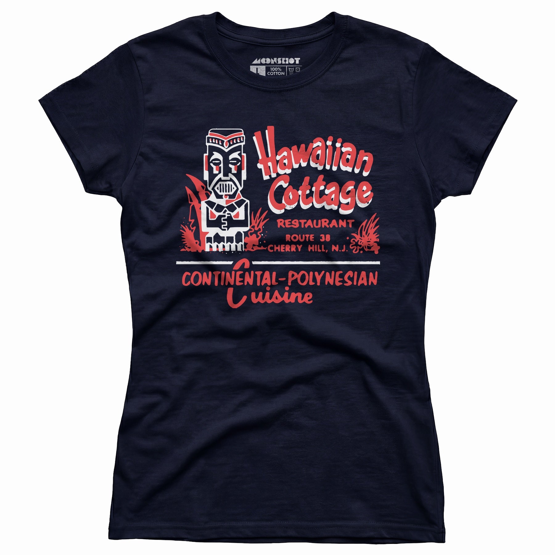 Hawaiian Cottage - Cherry Hill, NJ - Vintage Tiki Bar - Women's T-Shirt