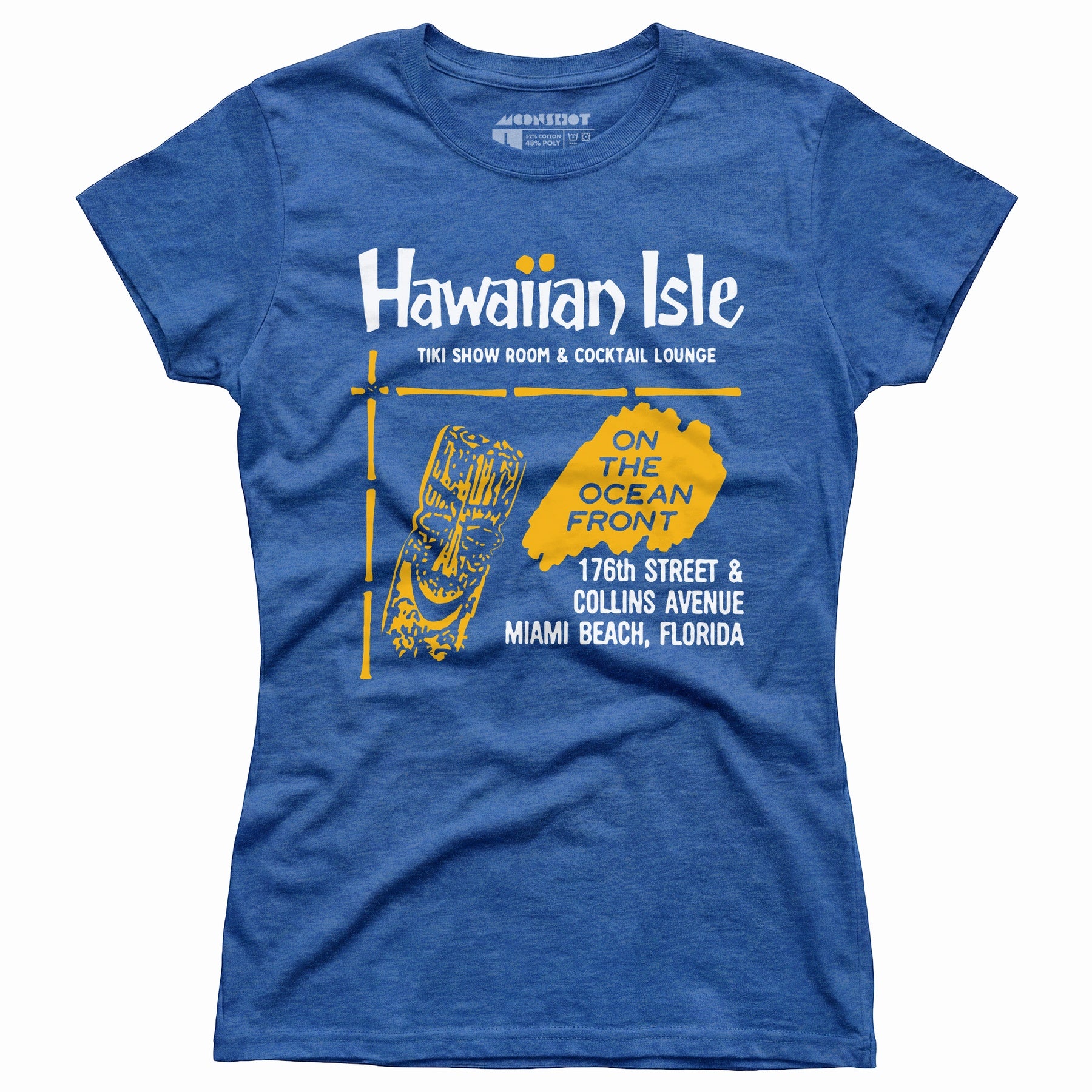 Hawaiian Isle - Miami Beach, FL - Vintage Tiki Bar - Women's T-Shirt