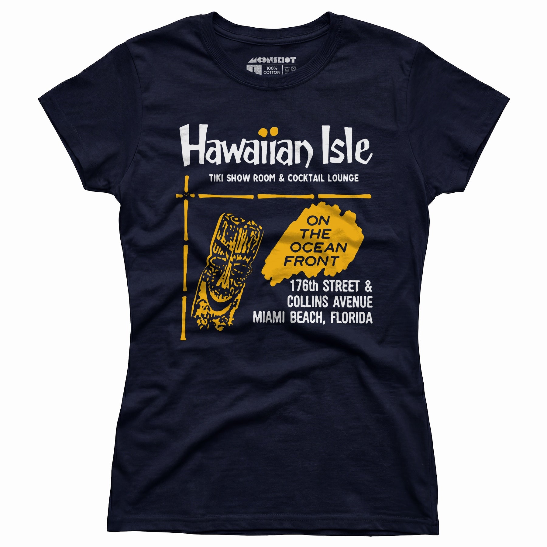 Hawaiian Isle - Miami Beach, FL - Vintage Tiki Bar - Women's T-Shirt