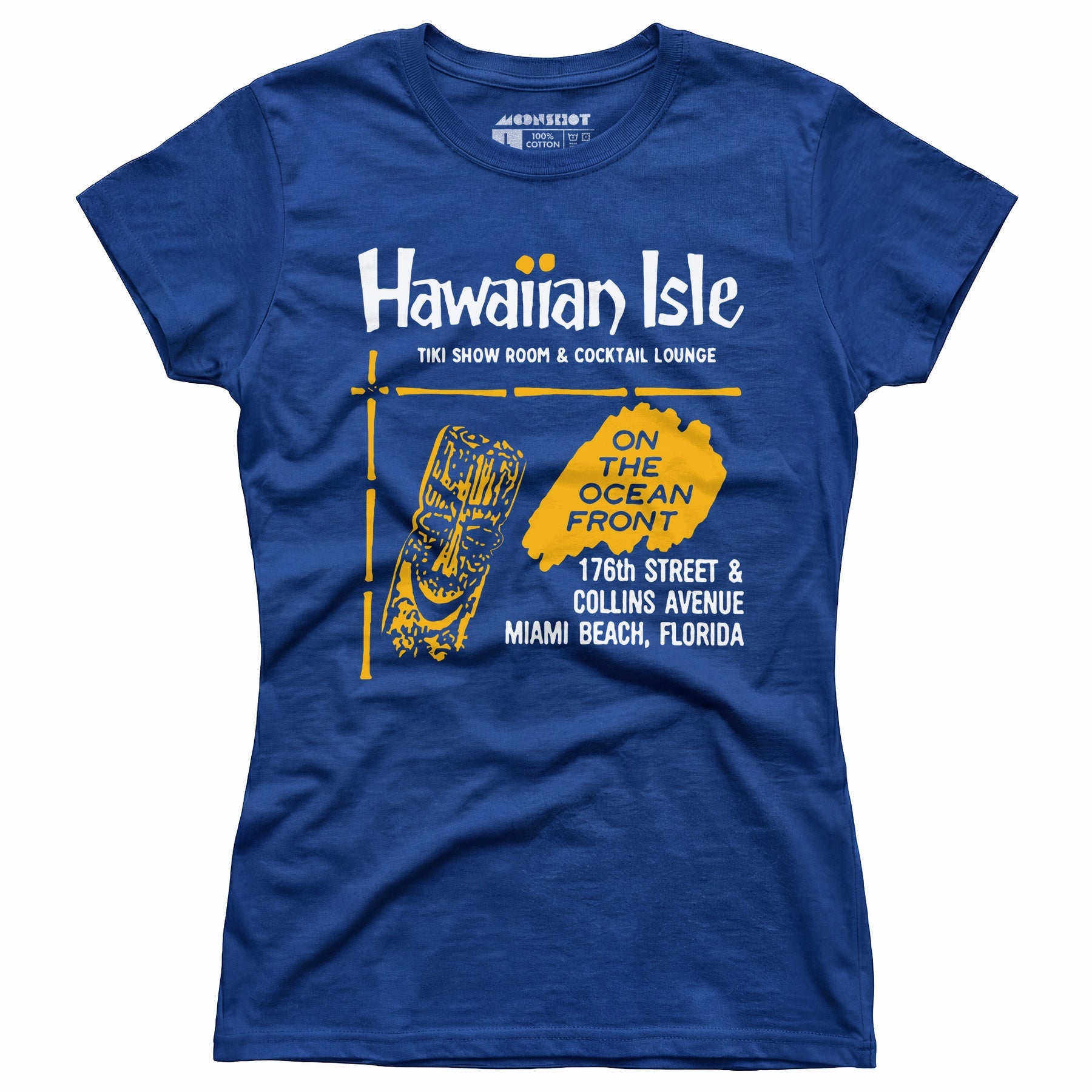 Hawaiian Isle - Miami Beach, FL - Vintage Tiki Bar - Women's T-Shirt