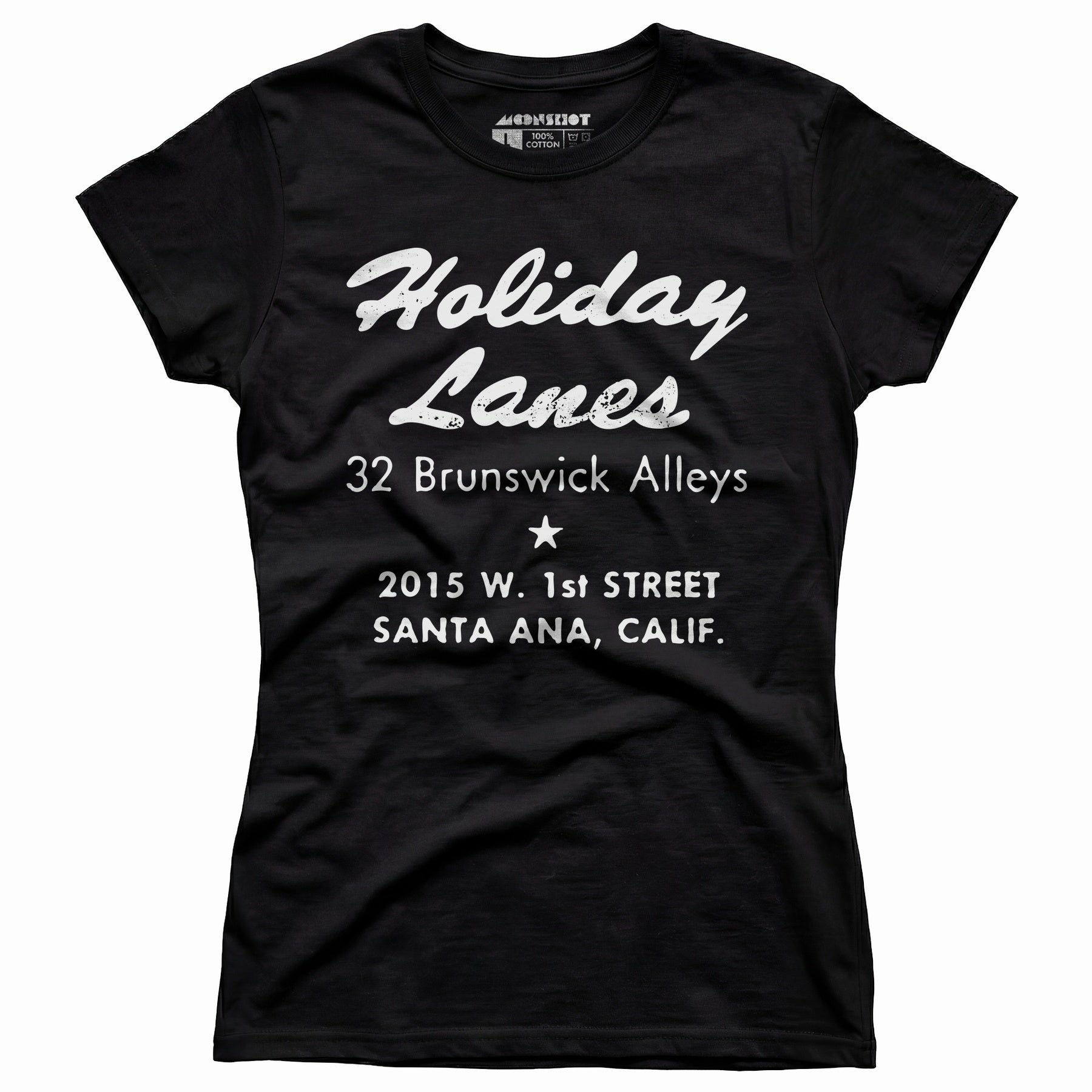 Holiday Lanes - Santa Ana, CA - Vintage Bowling Alley - Women's T-Shirt