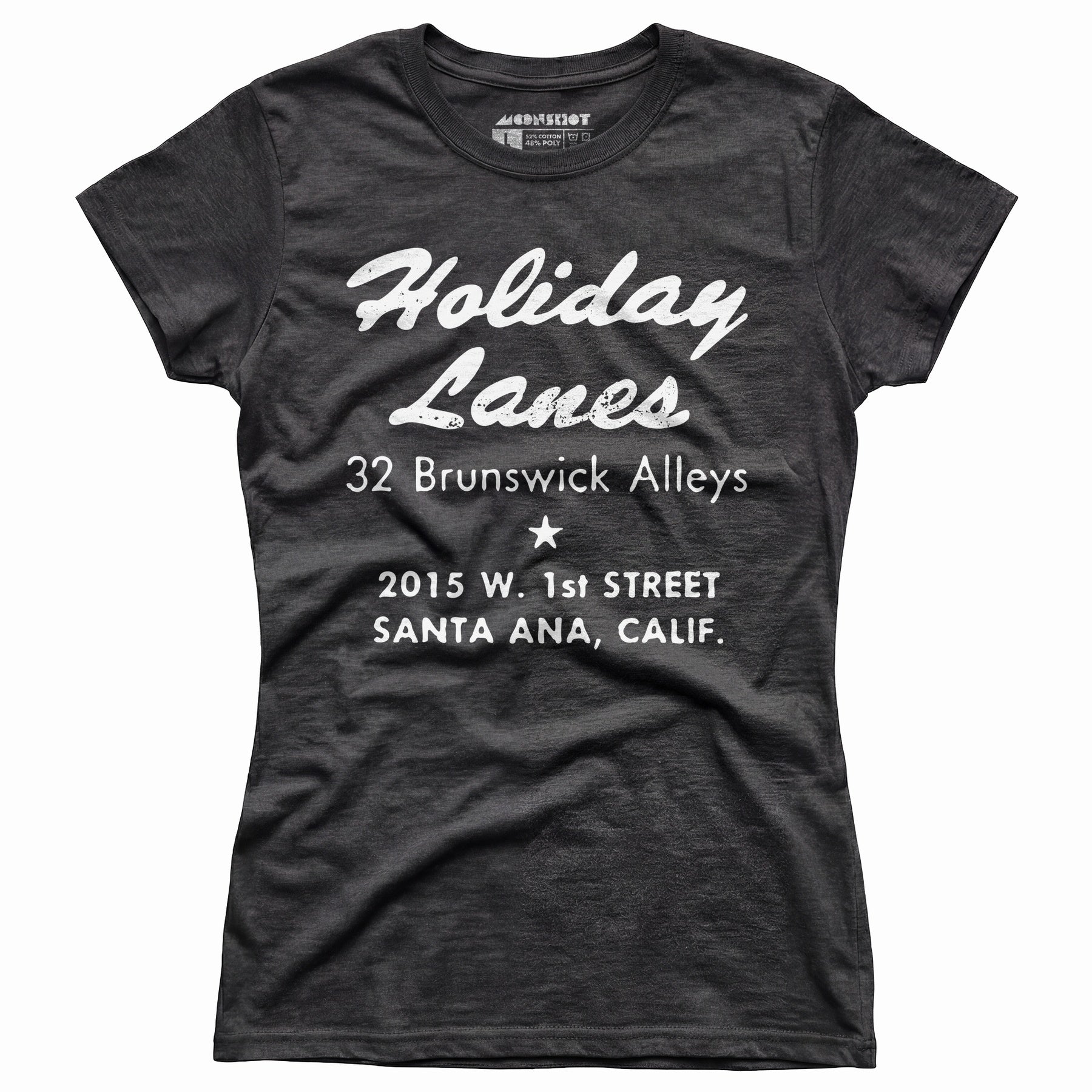 Holiday Lanes - Santa Ana, CA - Vintage Bowling Alley - Women's T-Shirt