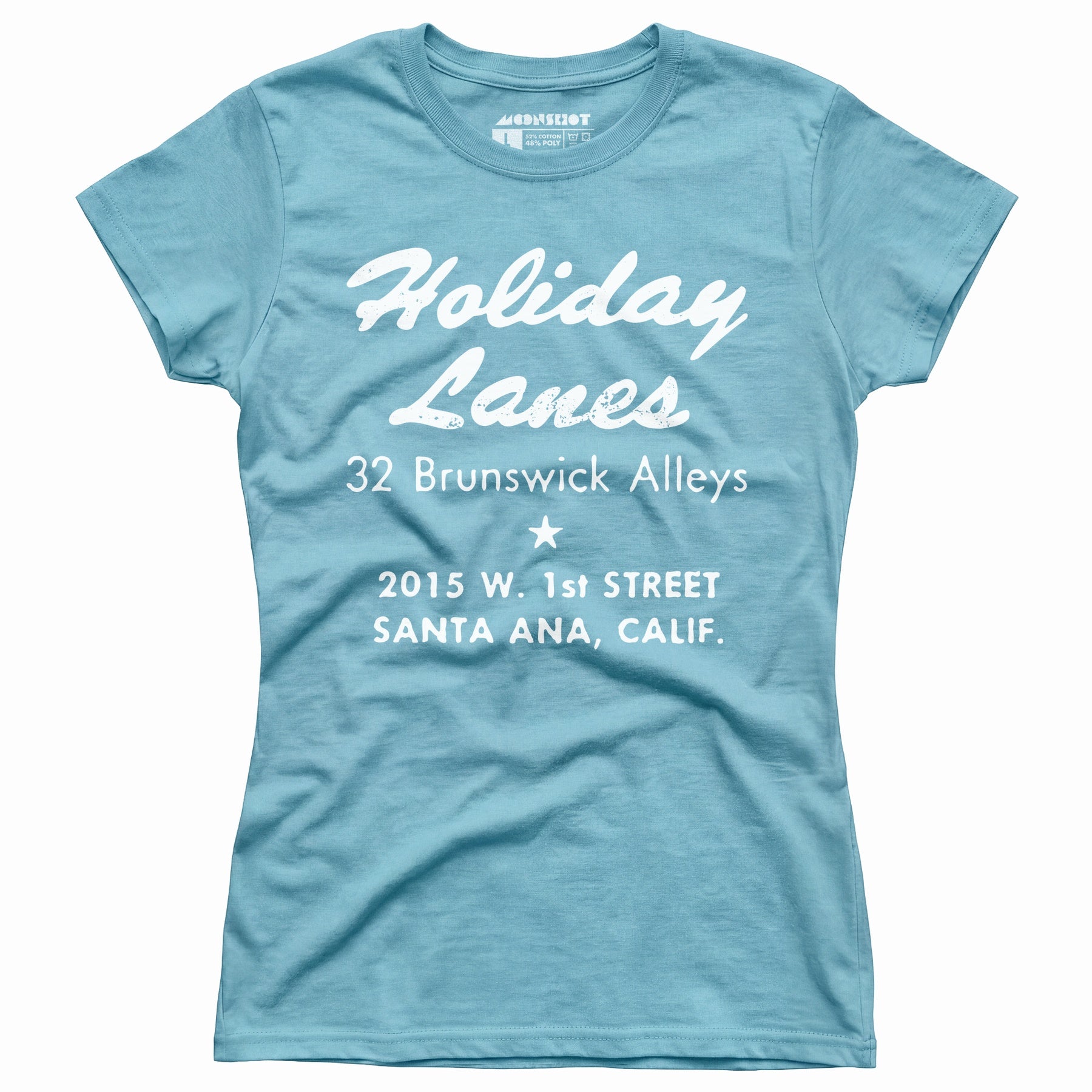Holiday Lanes - Santa Ana, CA - Vintage Bowling Alley - Women's T-Shirt