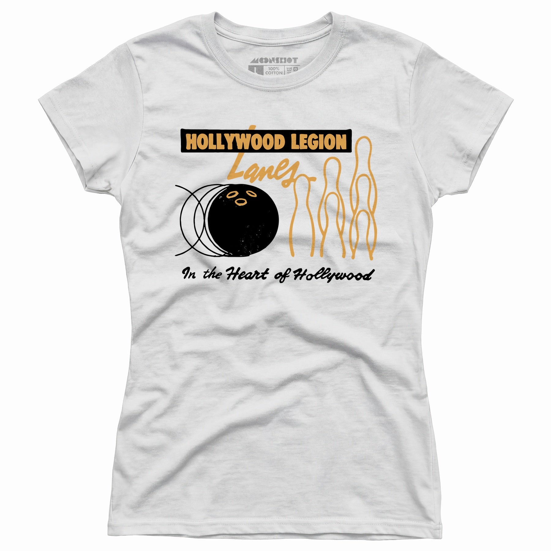 Hollywood Legion Lanes - Hollywood, CA - Vintage Bowling Alley - Women's T-Shirt