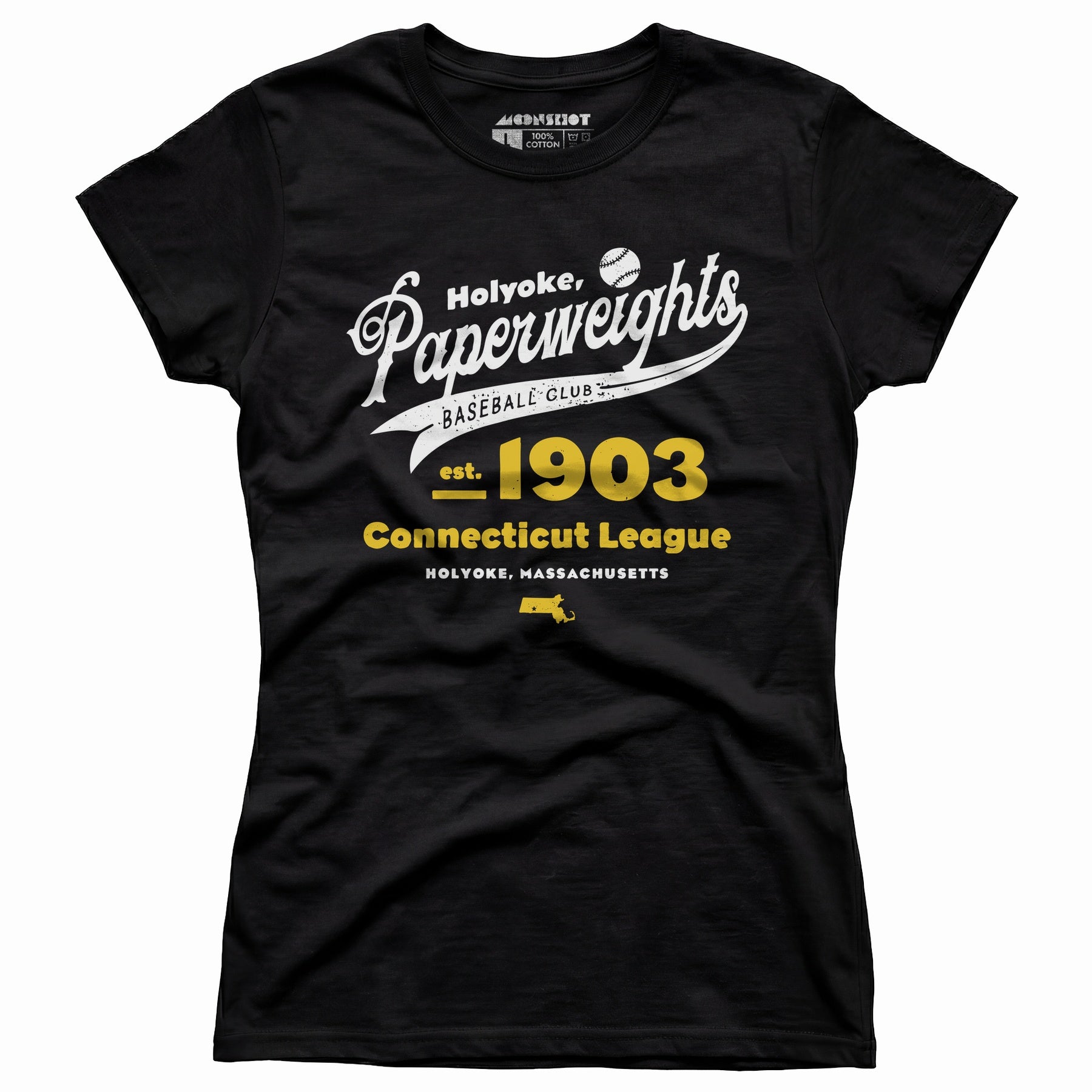 Holyoke Paperweights - Massachusetts - Vintage Defunct Baseball Teams - Women's T-Shirt