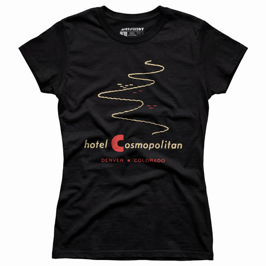 Hotel Cosmopolitan - Denver, CO - Vintage Hotel - Women's T-Shirt