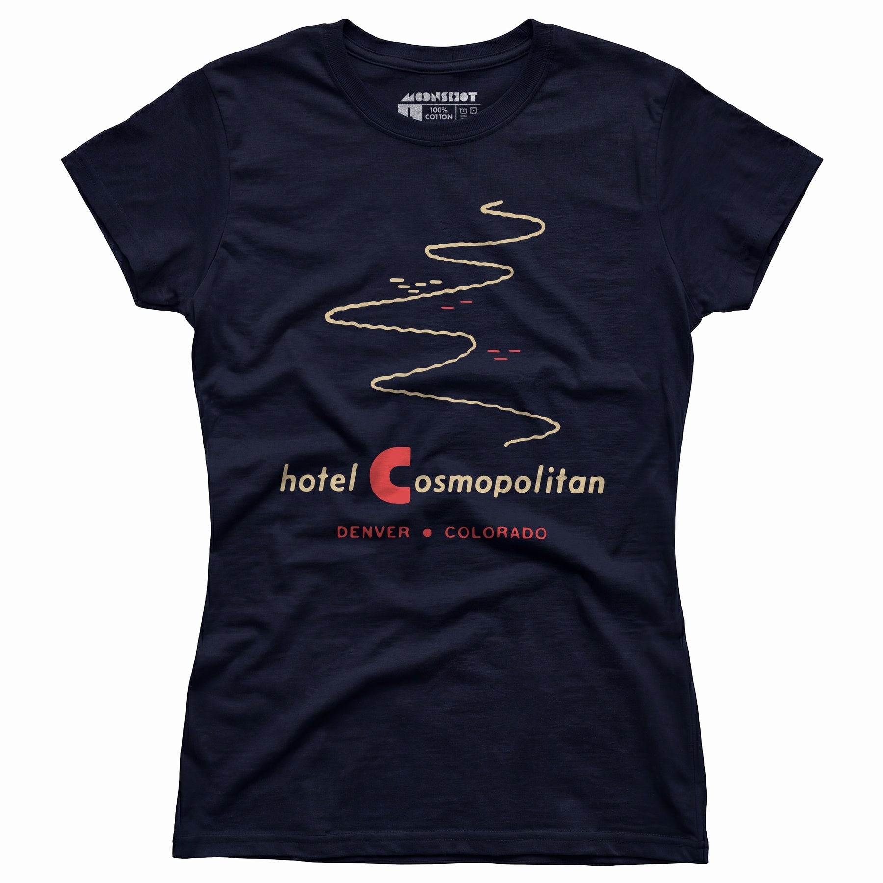 Hotel Cosmopolitan - Denver, CO - Vintage Hotel - Women's T-Shirt