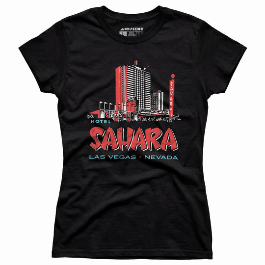 Hotel Sahara Exterior - Vintage Las Vegas - Women's T-Shirt