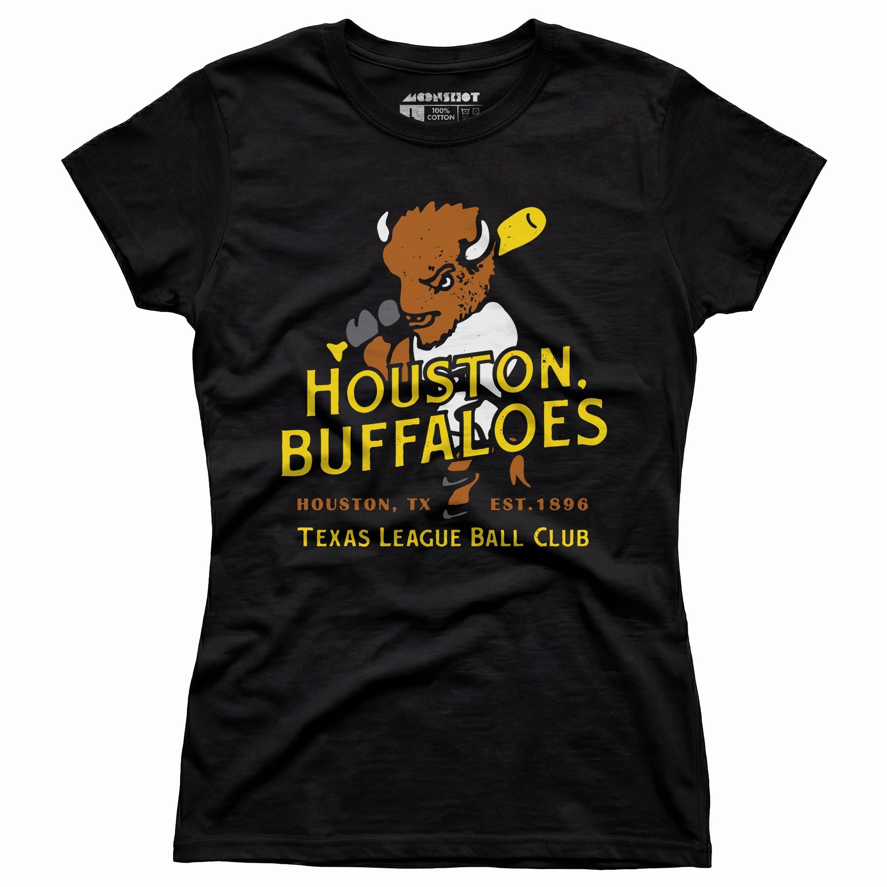 Houston Buffaloes - Texas - Vintage Defunct Baseball Teams - Women's T-Shirt