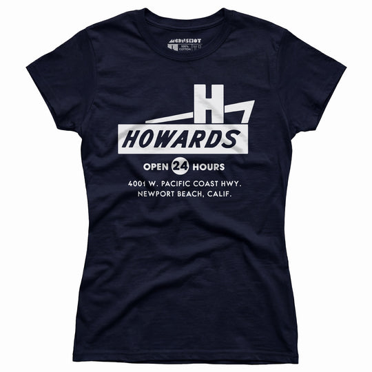 Howard's - Newport Beach, CA - Vintage Restaurant - Women's T-Shirt