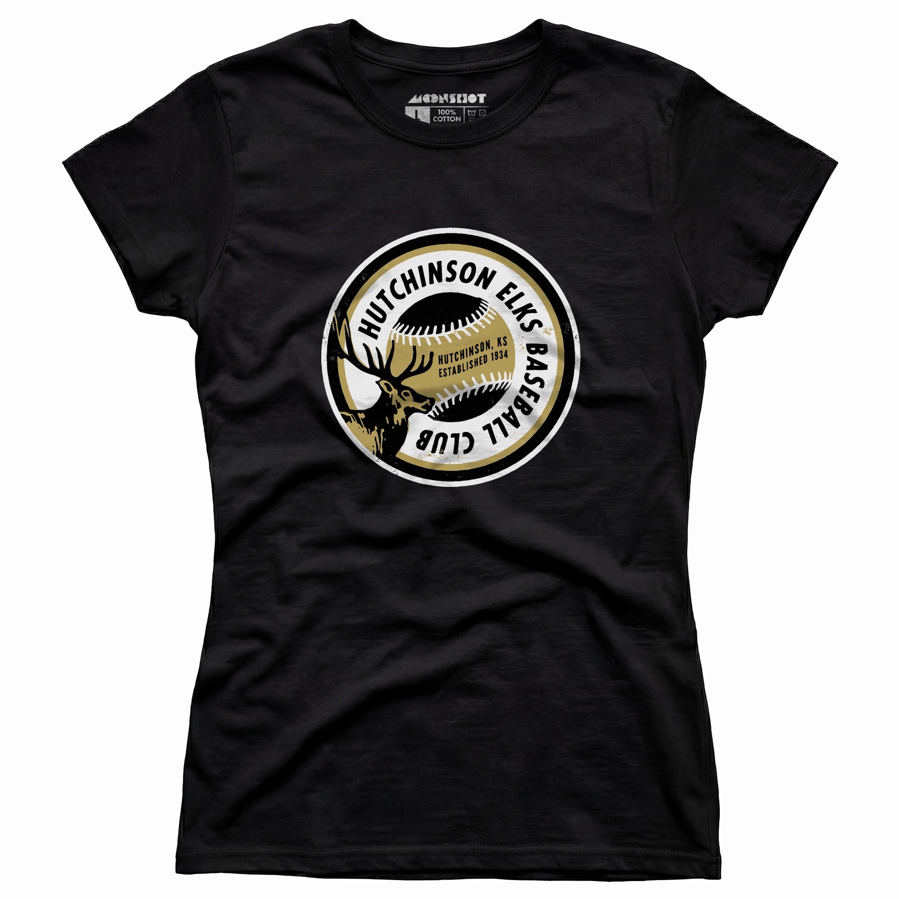 Hutchinson Elks - Kansas - Vintage Defunct Baseball Teams - Women's T-Shirt