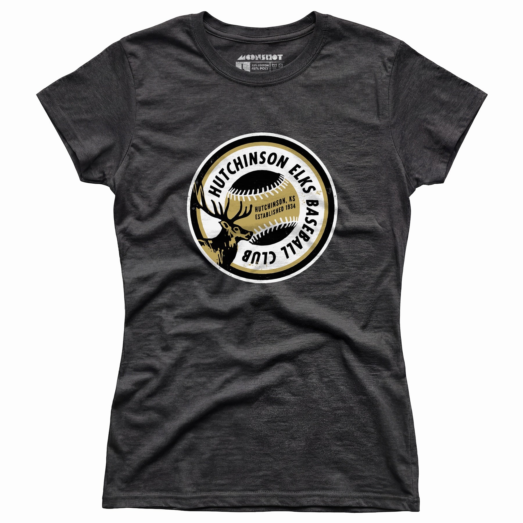Hutchinson Elks - Kansas - Vintage Defunct Baseball Teams - Women's T-Shirt