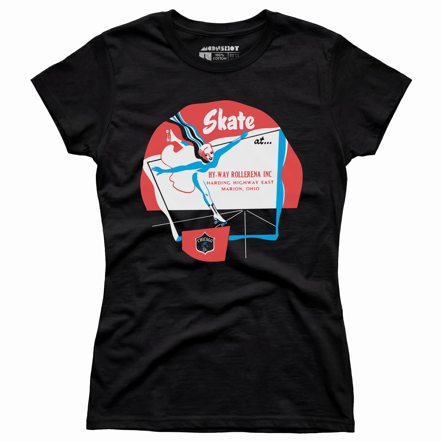 Hy-Way Rollerena - Marion, OH - Vintage Roller Rink - Women's T-Shirt