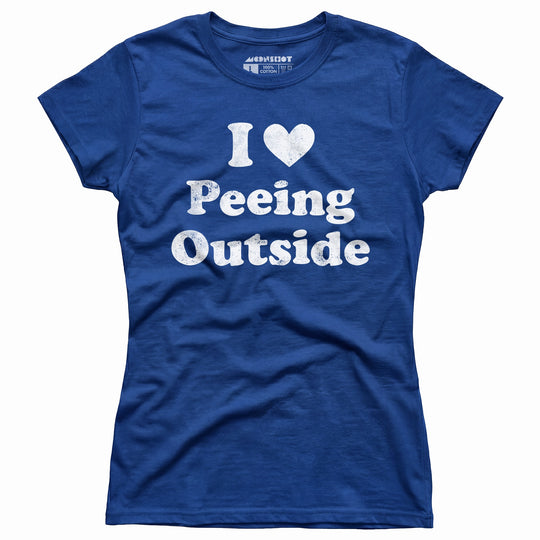 I Love Peeing Outside - Women's T-Shirt