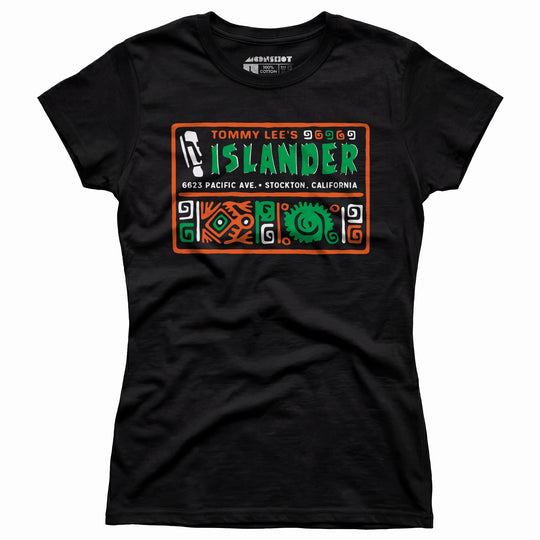 Islander - Stockton, CA - Vintage Tiki Bar - Women's T-Shirt