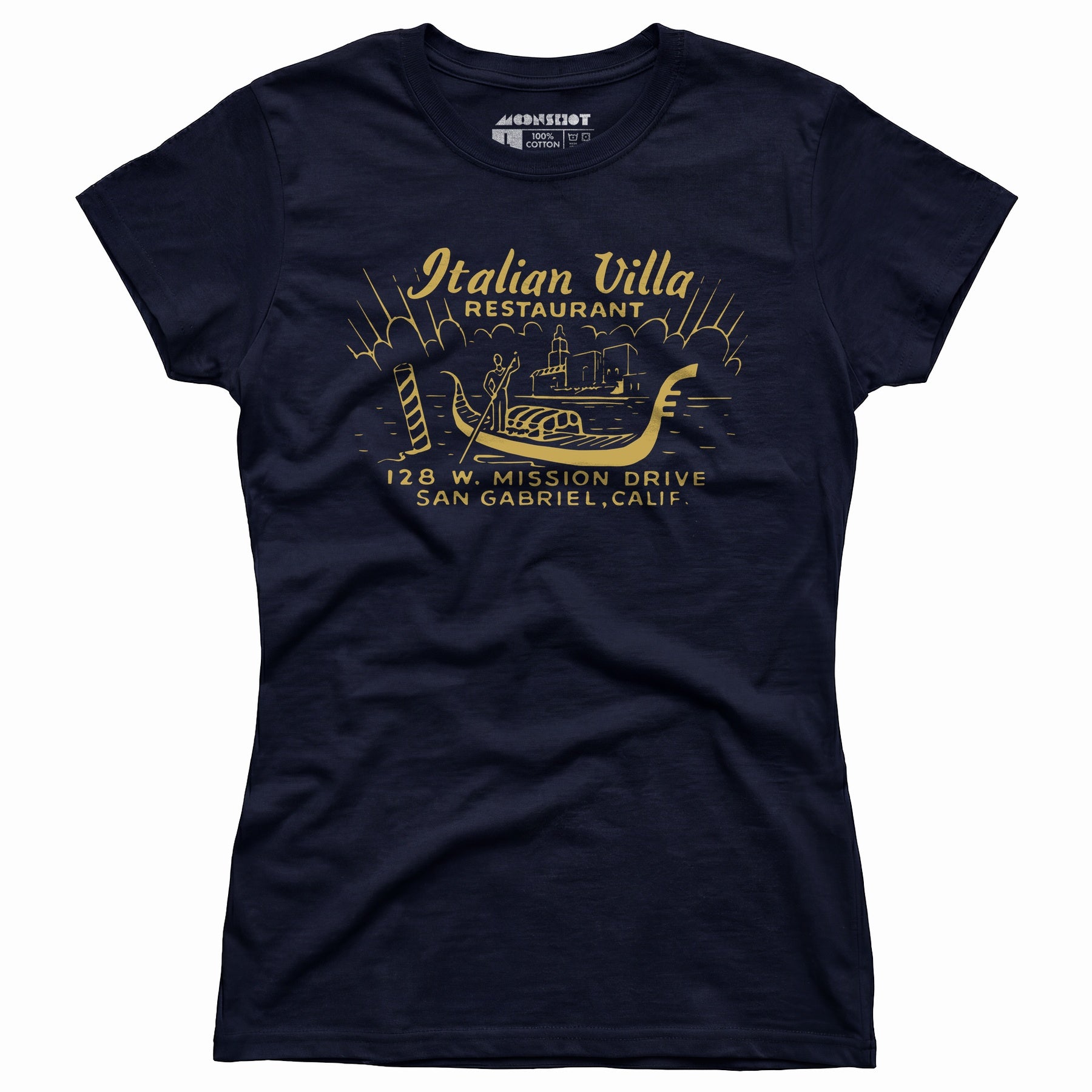 Italian Villa - San Gabriel, CA - Vintage Restaurant - Women's T-Shirt