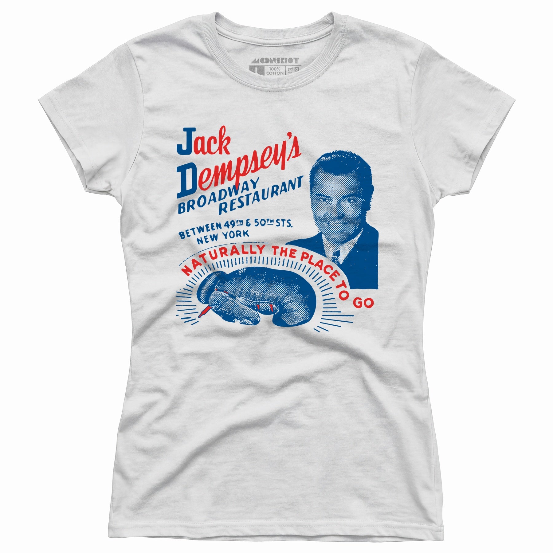 Jack Dempsey's v1 - Manhattan, NY - Vintage Restaurant - Women's T-Shirt