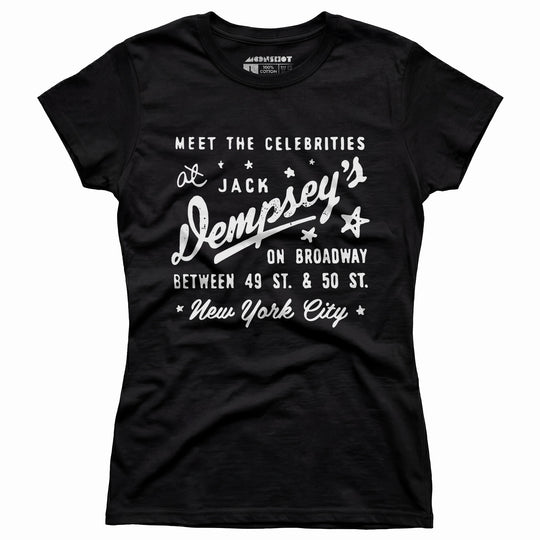 Jack Dempsey's v3 - Manhattan, NY - Vintage Restaurant - Women's T-Shirt