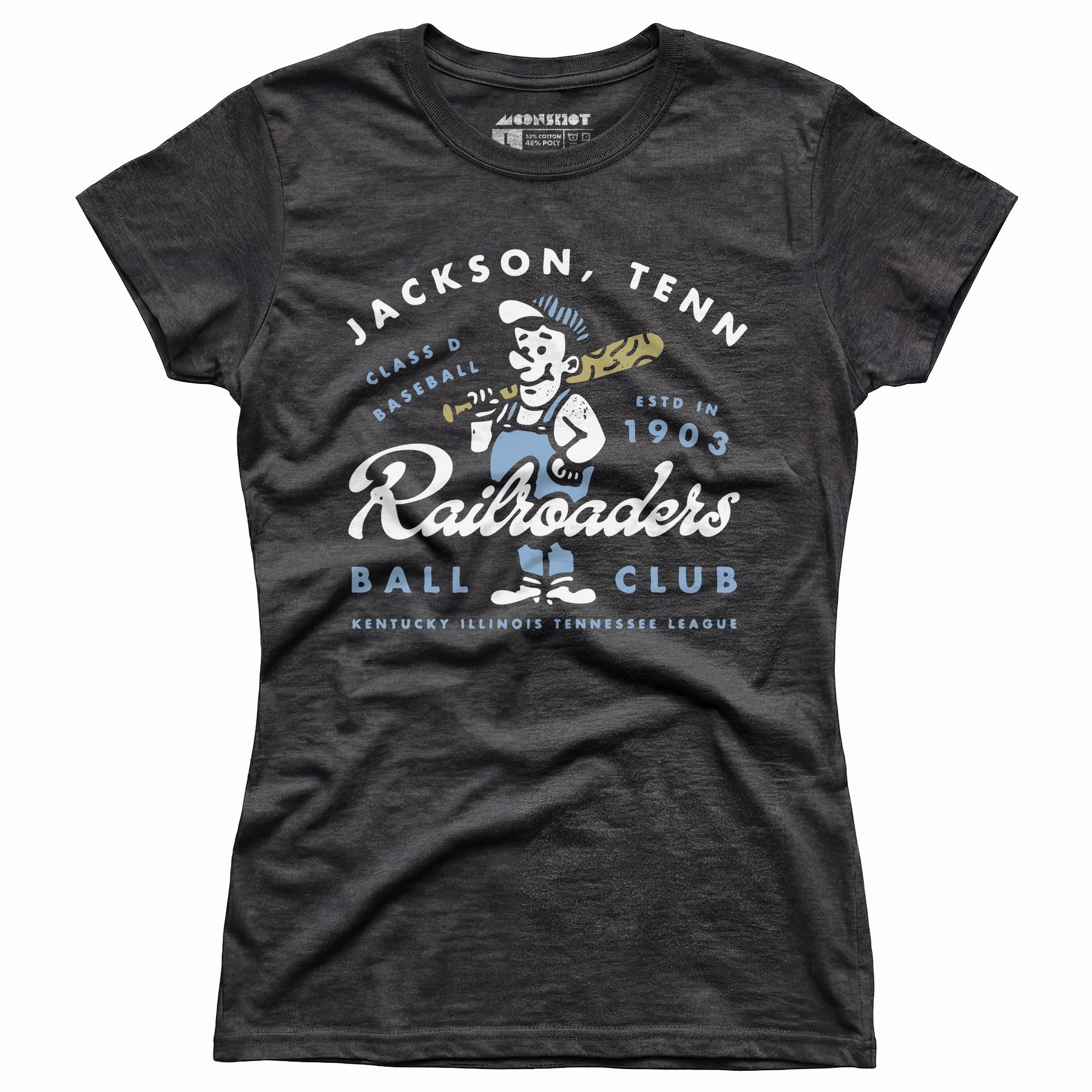 Jackson Railroaders - Tennessee - Vintage Defunct Baseball Teams - Women's T-Shirt