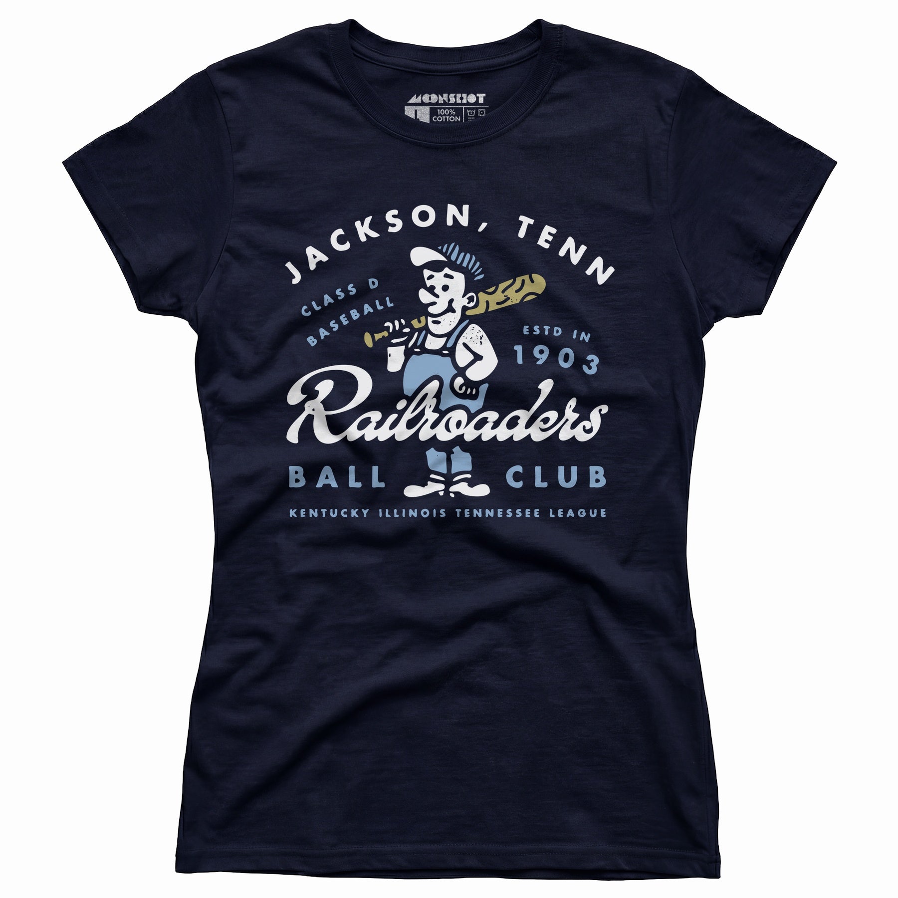 Jackson Railroaders - Tennessee - Vintage Defunct Baseball Teams - Women's T-Shirt