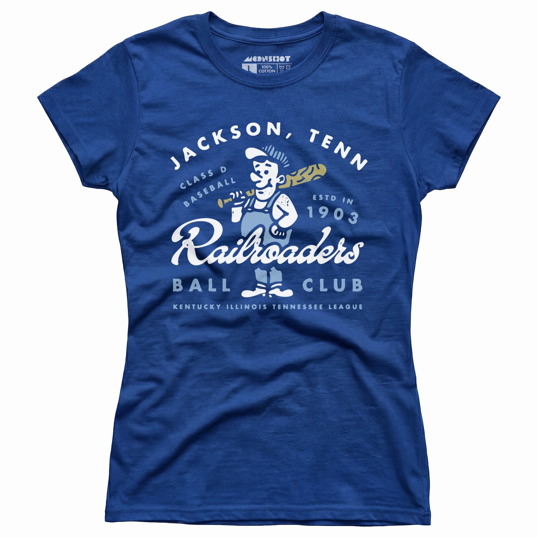 Jackson Railroaders - Tennessee - Vintage Defunct Baseball Teams - Women's T-Shirt