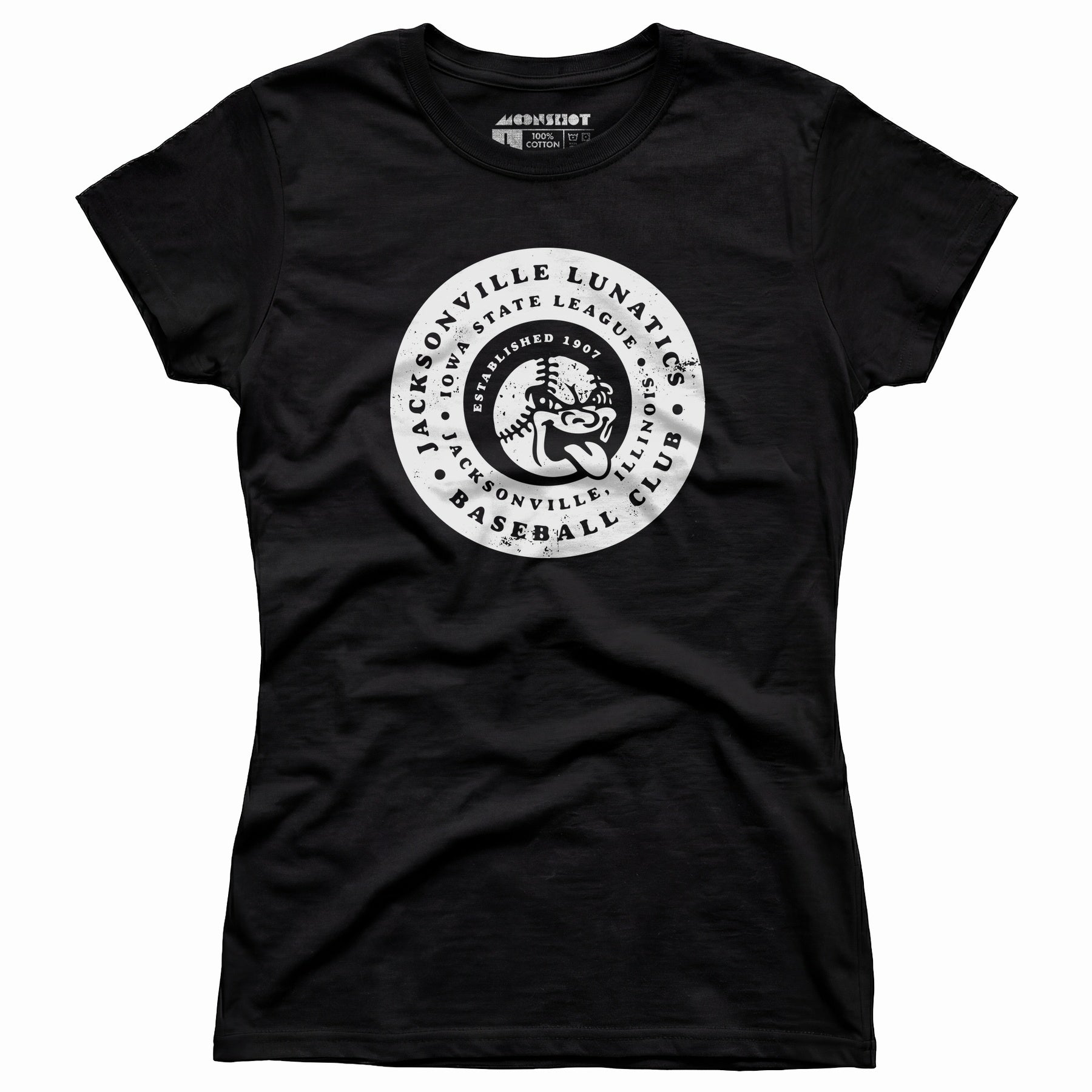 Jacksonville Lunatics - Illinois - Vintage Defunct Baseball Teams - Women's T-Shirt
